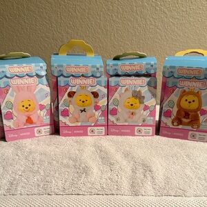Disney Miniso Winnie Plush Bundle Bunny Sheep Cow Squirrel Blind Box New